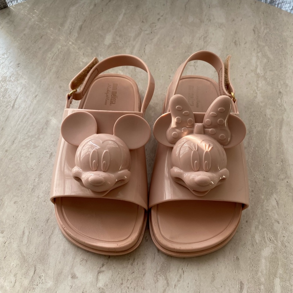 Minnie Melissa Mickey Mouse and Minnie sandals